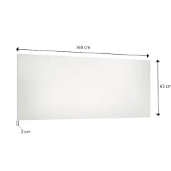 Home affaire Garderobenspiegel »SPACE, Spiegel ganzflächig, Breite 160 cm, Wandmontage« Garderobenspiegel, Flurspiegel, Dielenspiegel, Wandspiegel