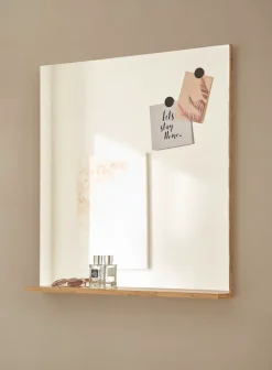 Home affaire Garderobenspiegel »Giron/City, Spiegel in drei Farben, modernes Design« universell einsetzbar, mit Ablagefläche, eckig, 75 cm breit