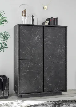 Home affaire Highboard »Carrara« grifflos