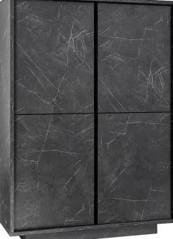 Home affaire Highboard »Carrara« grifflos