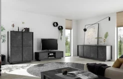Home affaire Highboard »Carrara« grifflos