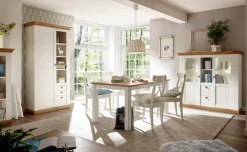 Home affaire Highboard »Cremona, moderner Schrank, Hochkommode Stauraumelement im Landhausstil« Metallgriffe, ausreichend Stauraum, vielseitig einsetzbar 148 cm breit