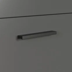 Home affaire Highboard »Estepona« 1 Stk. tlg. Vitrine, Tür mit Rillen-Optik, Breite 91 cm