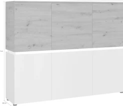 Home affaire Highboard »Luci« Breite 165,5 cm