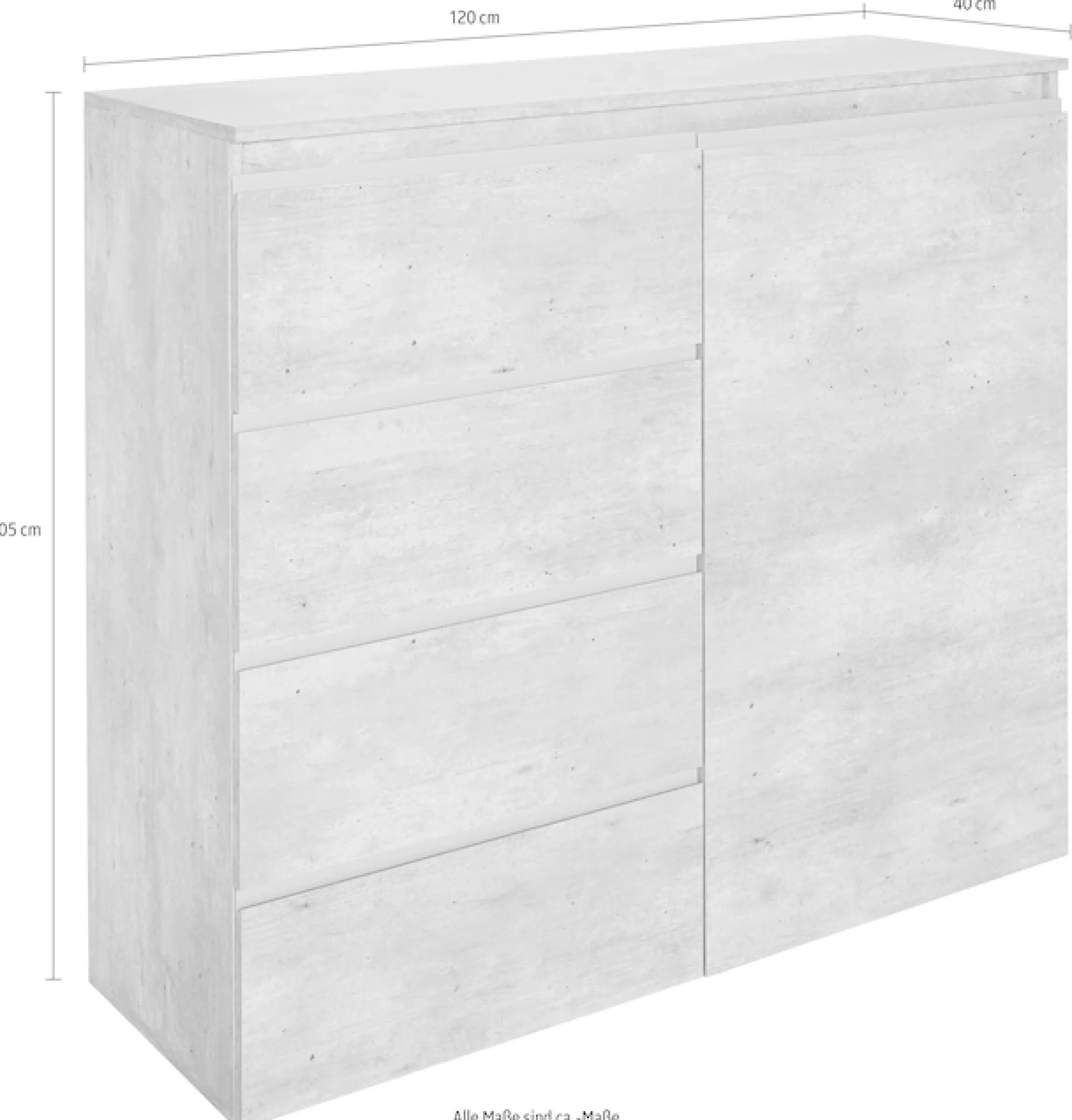 Home affaire Highboard »Magic, Highboard, Hochschrank, Hochkommode« mit 4 Türen,8 Schubkästen,komplett Hochglanz lackiert, Breite 240cm