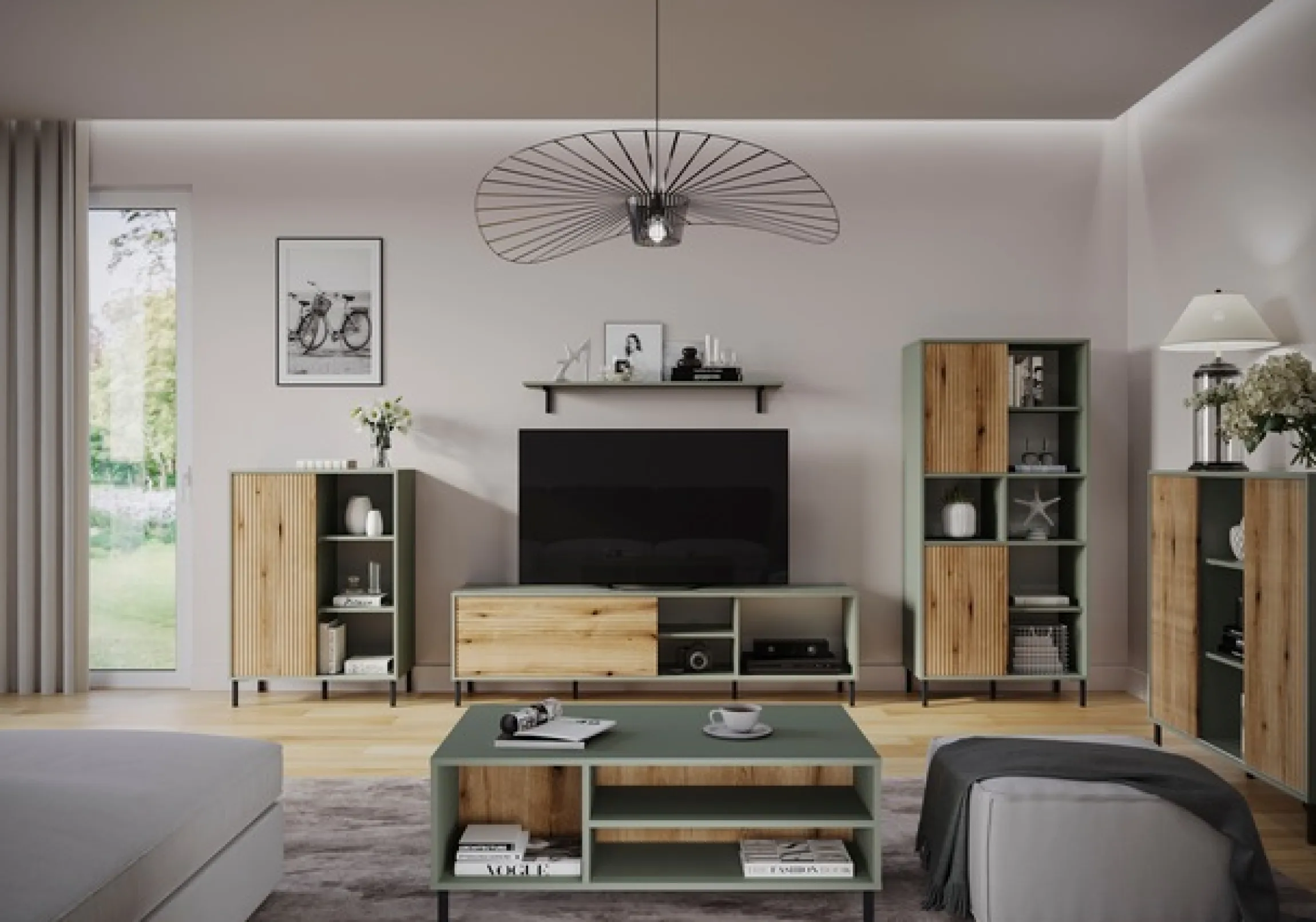 Home affaire Highboard »Pozzi« Höhe ca.105 cm