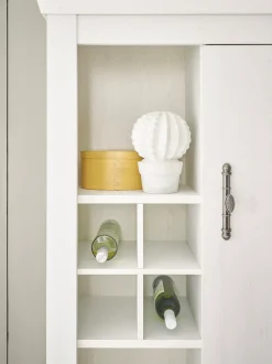 Home affaire Highboard »RAVENNA« im romantischen Landhausstil, Griffe aus Metall, Höhe 146 cm