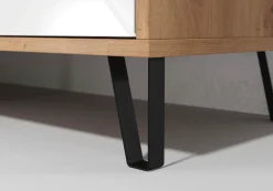 Home affaire Highboard »Tarragona« Highboard mit 4 Türen & Soft-Close - (B/T/H) 123/40/136 cm