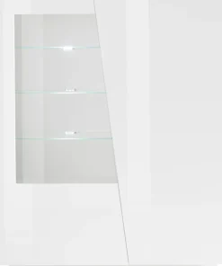Home affaire Highboard »Vega, Hochschrank, Hochkommode, Schrank« mit 2 Türen mit Glaseinsatz, Höhe 146 cm