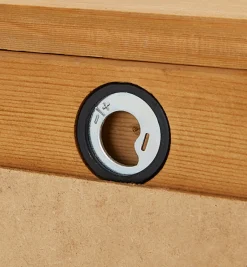 Home affaire Hängeschrank »Vili« Badezimmerschrank, mit Glastüren, Breite 60 cm, aus Massivholz