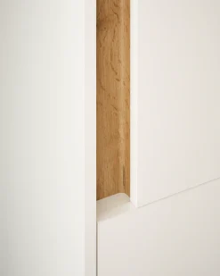 Home affaire Hochschrank »CITY/GIRON, Badschrank mit Griffmulde, Schrank in zeitlosem Design« in den Farben Weiß und Anthrazit verfügbar, viel Stauraum
