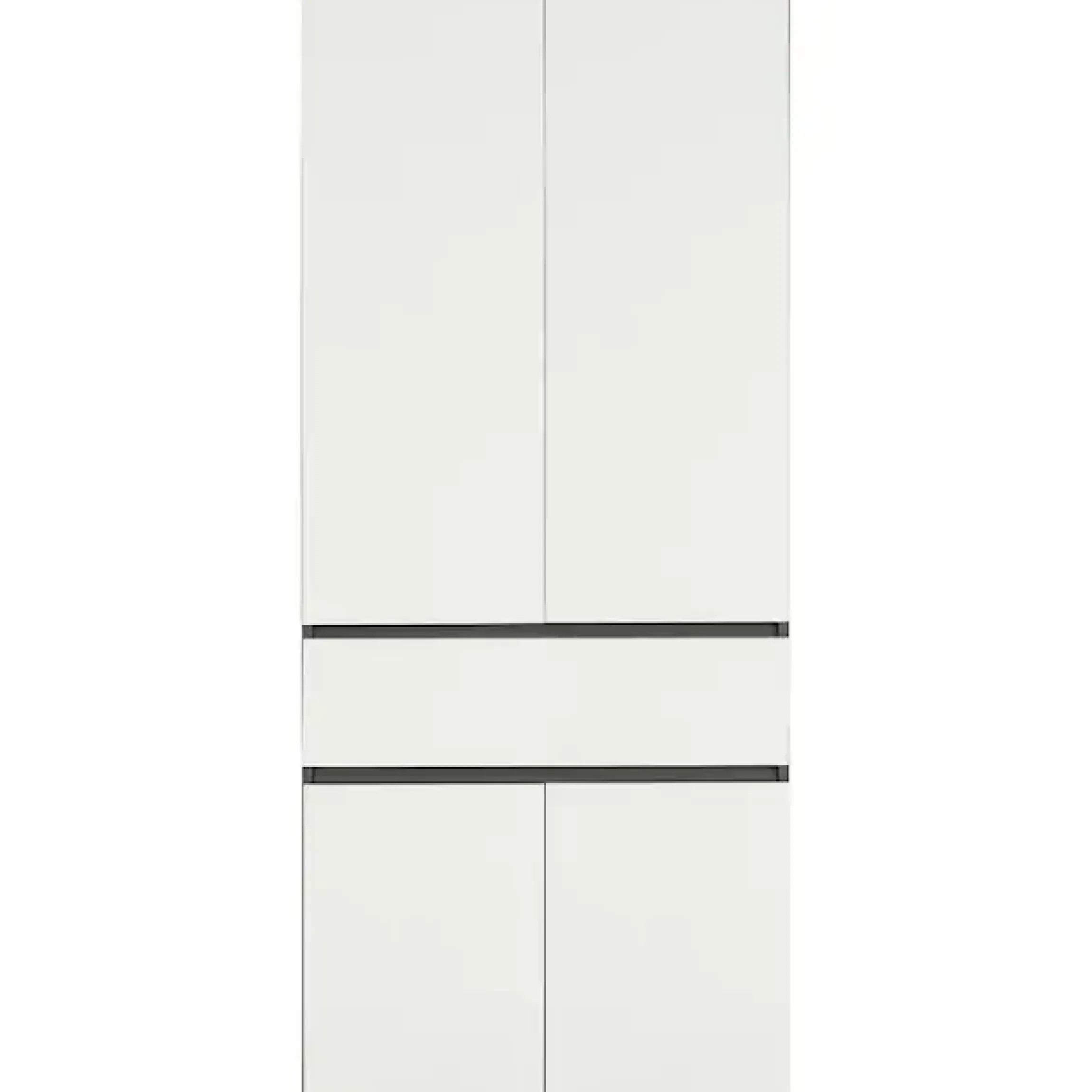 Home affaire Hochschrank »Wisla« mit 4 Türen & 1 Schublade, Breite 76 cm, Höhe 180 cm