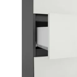 Home affaire Hochschrank »Wisla« mit 4 Türen & 1 Schublade, Breite 76 cm, Höhe 180 cm
