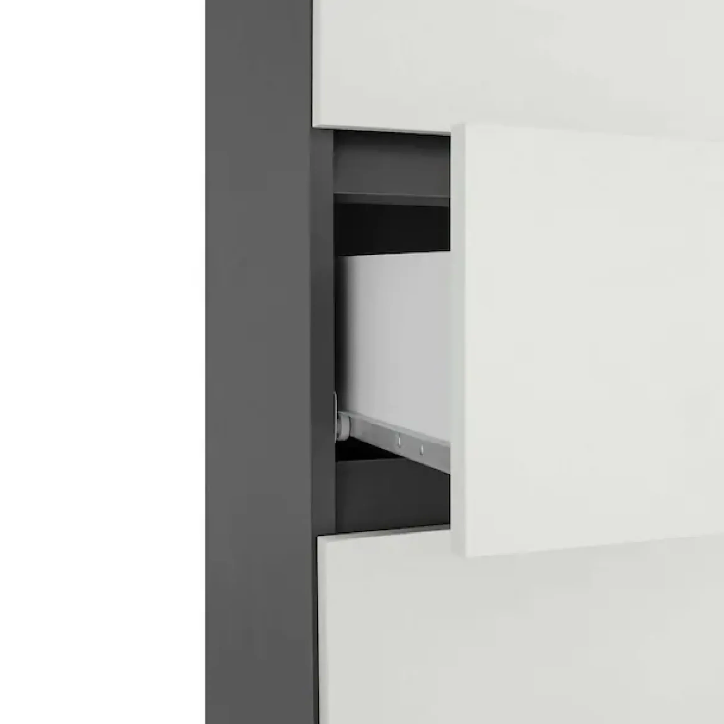 Home affaire Hochschrank »Wisla« mit 4 Türen & 1 Schublade, Breite 76 cm, Höhe 180 cm