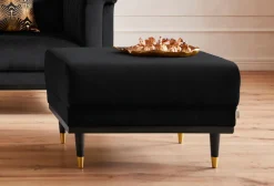 Home affaire Hocker »Chamby« mit Holzrahmen unten
