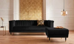 Home affaire Hocker »Chamby« mit Holzrahmen unten