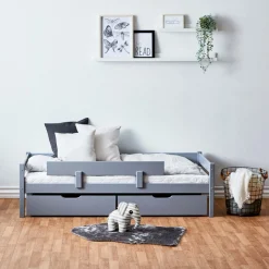 Home affaire Jugendbett »ECO One« Kinderbett mit Rausfallschutz, mit 2 Schubkästen