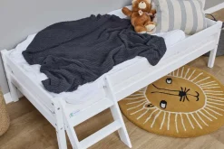 Home affaire Jugendbett »ECO One« Kinderbett mit Rausfallschutz und Leiter, 3 Farben/Matratze wählbar