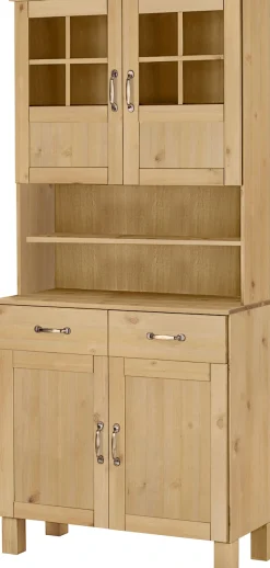 Home affaire Küchenbuffet »Alby« Breite 85 cm, 2 Glastüren