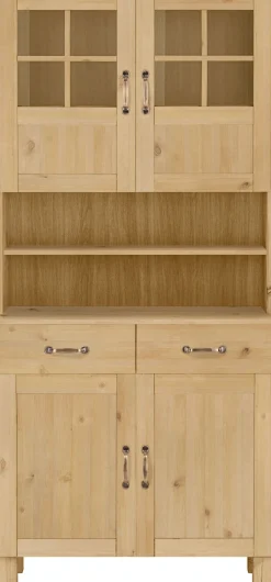 Home affaire Küchenbuffet »Alby« Breite 85 cm, 2 Glastüren