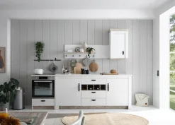 Home affaire Küchenregal »Florenz, Wandboard in Pinie Weiß, Hängeregal, Wandregal« im Landhausstil, Breite 130 cm, 28 mm starker Ablageboden