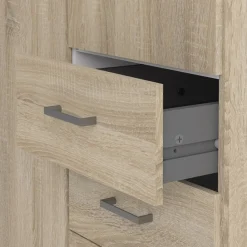 Home affaire Kleiderschrank »Space Drehtürenschrank, Aufbewahrung Kasten Schrank Stauraum« Breite 78, 115,8 oder 154 cm, mit je 3 Schubkästen, innen Einlegeböden