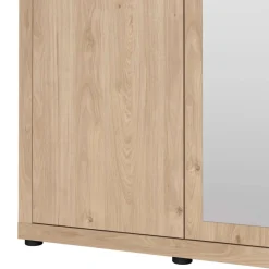 Home affaire Kleiderschrank »Mira Kleiderschrank mit 2 Türen, Spiegeltür & 2 Schubladen« 2 Türen und 1 Spiegeltür für mehr Komfort