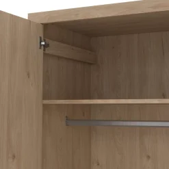 Home affaire Kleiderschrank »Mira Kleiderschrank mit 2 Türen, Spiegeltür & 2 Schubladen« 2 Türen und 1 Spiegeltür für mehr Komfort