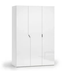 Home affaire Kleiderschrank »AMETISTA, Drehtürenschrank, designgeformten Fronten« Made in Italy, hochglanz lackiert, Basisausführung, Zubehör extra