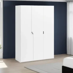Home affaire Kleiderschrank »AMETISTA, Drehtürenschrank, designgeformten Fronten« Made in Italy, hochglanz lackiert, Basisausführung, Zubehör extra