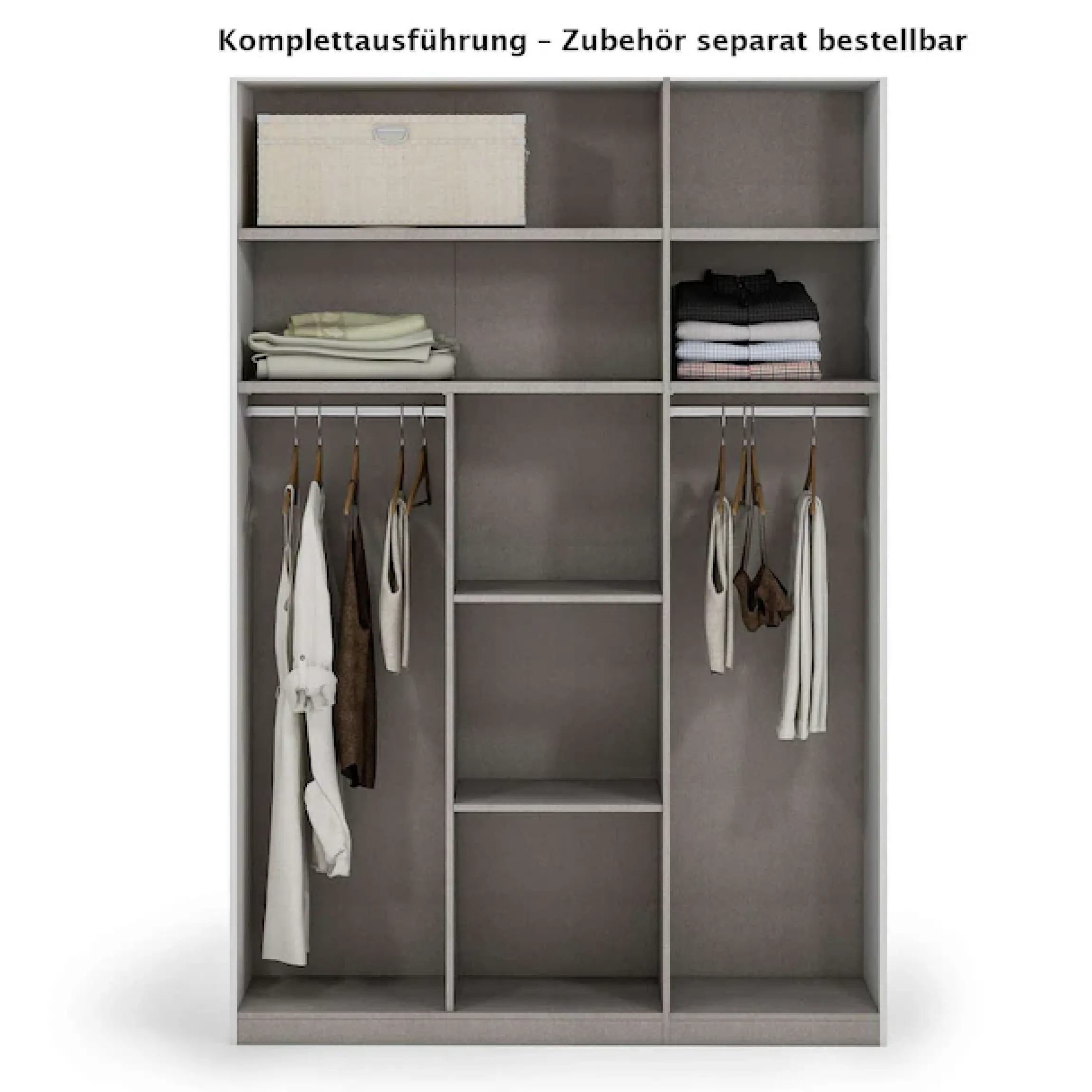 Home affaire Kleiderschrank »AMETISTA, Drehtürenschrank, designgeformten Fronten« Made in Italy, hochglanz lackiert, Basisausführung, Zubehör extra