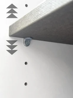Home affaire Kleiderschrank »AMETISTA, Drehtürenschrank, designgeformten Fronten« Made in Italy, hochglanz lackiert, Basisausführung, Zubehör extra