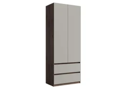 Home affaire Kleiderschrank »GERMO mit 1 Einlegeböde, 2 Schubladen, 1 Kleiderstange, 90/51/230cm« Garderobe mit 2 Drehtüren, Wäscheschrank mit viel Stauraum