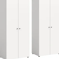 Home affaire Kleiderschrank »BILLINGS, Schlafzimmerschrank, Schrank, Garderobenschrank« OTTO BESTSELLER, Garderobe & Schlafzimmer,Breite 160cm, weiß, 4-türig, inkl. 2 Kleiderstangen und 2 Ablageböden