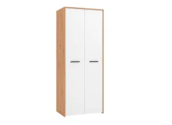 Home affaire Kleiderschrank »Varadero, FSC®-zertifizierter Holzwerkstoff, Made in Europe« 2-türig, 80,5/53/203,5cm, weiß-eichefarben