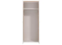 Home affaire Kleiderschrank »Varadero, FSC®-zertifizierter Holzwerkstoff, Made in Europe« 2-türig, 80,5/53/203,5cm, weiß-eichefarben