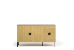 Home affaire Kommode »BELLOT Sideboard mit 2 Schubladen und 2 Türen, B/T/H: 213/40/87,6 cm« Schubkastenkommode mit Metallgriffen und viel Stauraum