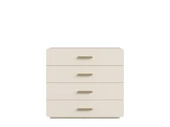 Home affaire Kommode »CLAREI Sideboard mit 4 Schubladen, Maße B/H/T: 100/92/44 cm« Schubkastenkommode mit goldenen Kunststoffgriffe, viel Stauraum