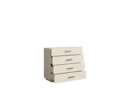 Home affaire Kommode »CLAREI Sideboard mit 4 Schubladen, Maße B/H/T: 100/92/44 cm« Schubkastenkommode mit goldenen Kunststoffgriffe, viel Stauraum