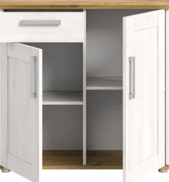 Home affaire Kommode »COSENZA, Breite 95 cm, 2 Türen, 1 Schubkasten« in Landhausoptik, Anrichte, Schrank, Sideboard