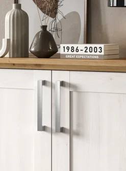 Home affaire Kommode »COSENZA, Breite 137 cm, 3 Türen, 1 Schubkasten« in Landhausoptik, Anrichte, Schrank, Sideboard