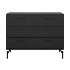 Home affaire Kommode »Dana, Aufbewahrung, Schubladenschrank, Stauraum« Sideboard mit 3 Schubladen, Metallbeine, Breite 99 cm