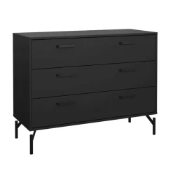 Home affaire Kommode »Dana, Aufbewahrung, Schubladenschrank, Stauraum« Sideboard mit 3 Schubladen, Metallbeine, Breite 99 cm