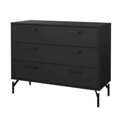 Home affaire Kommode »Dana, Aufbewahrung, Schubladenschrank, Stauraum« Sideboard mit 3 Schubladen, Metallbeine, Breite 99 cm