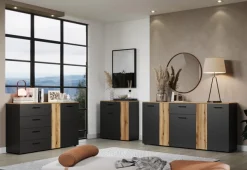 Home affaire Kommode »Estepona« 1 Stk. tlg. Aufbewahrungsschrank für viele Räume - (B/T/H) 80/38/86 cm