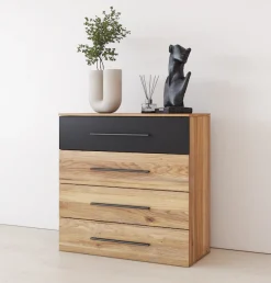 Home affaire Kommode »Faweza,Breite 91 cm, Schubladenkommode, Sideboard mit Schublden« Mehrzweckschrank viel Stauraum