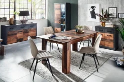 Home affaire Kommode »Ilana« Kommode mit 2 Türen & 2 Schubladen - (B/T/H) 82/37/86 cm