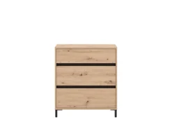 Home affaire Kommode »Marron, Schubkastenkommode, Höhe 90 cm, Breite 80 cm« Breiten 80 cm, mit geräumigen Schubladen