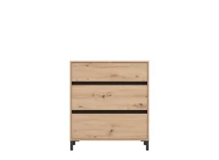 Home affaire Kommode »Marron, Schubkastenkommode, Höhe 90 cm, Breite 80 cm« Breiten 80 cm, mit geräumigen Schubladen
