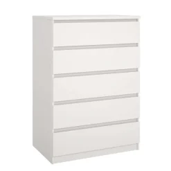 Home affaire Kommode »Naia, Aufbewahrung, 5 Schubladen, Matt-Optik, grifflose Front« Modern, skandinavisches Design, in mehreren Farben, Hoch